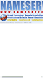 Mobile Screenshot of nameserver.com